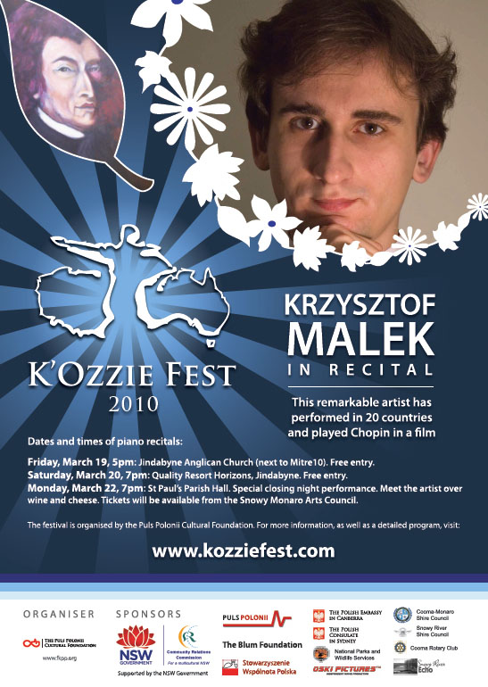 2010 K'Ozzie Fest Malek poster
